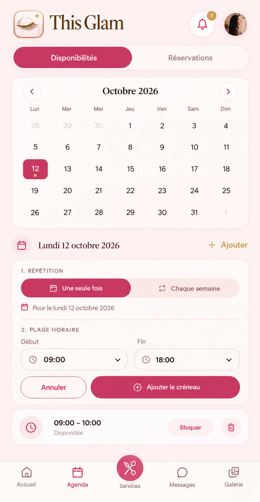 Gestion des rendez-vous